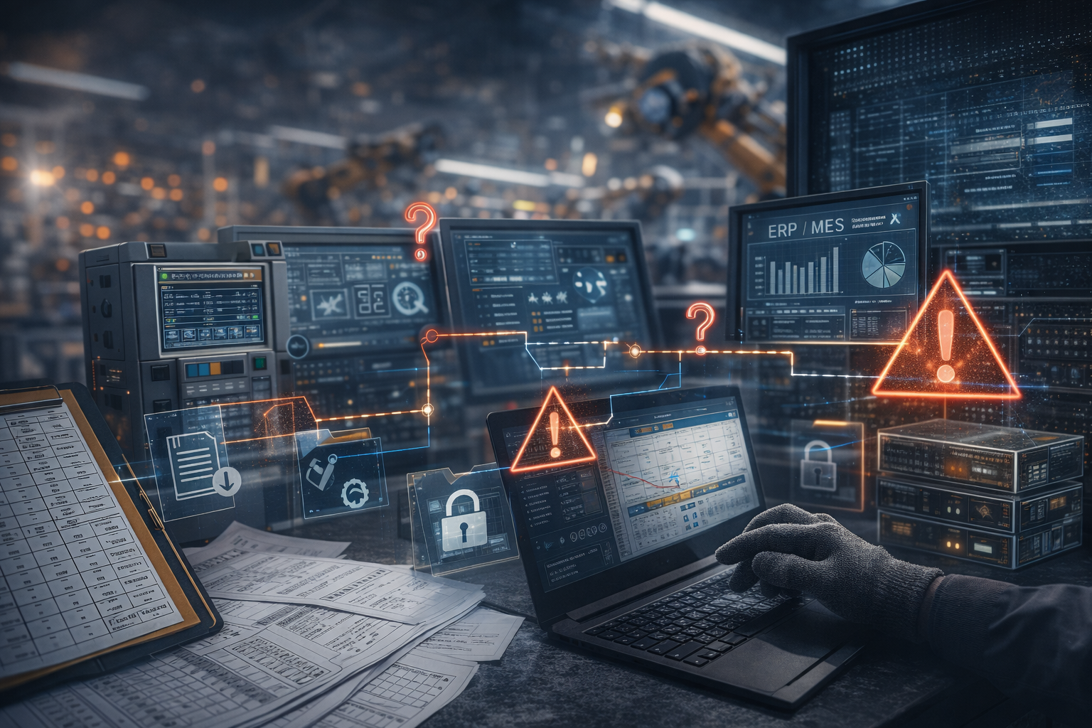 Endüstriyel sensörler ve veri toplama — IoT ve üretim verisi
